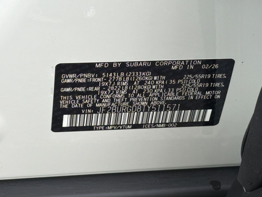 2026 Subaru OUTBACK Limited XT Hagerstown MD