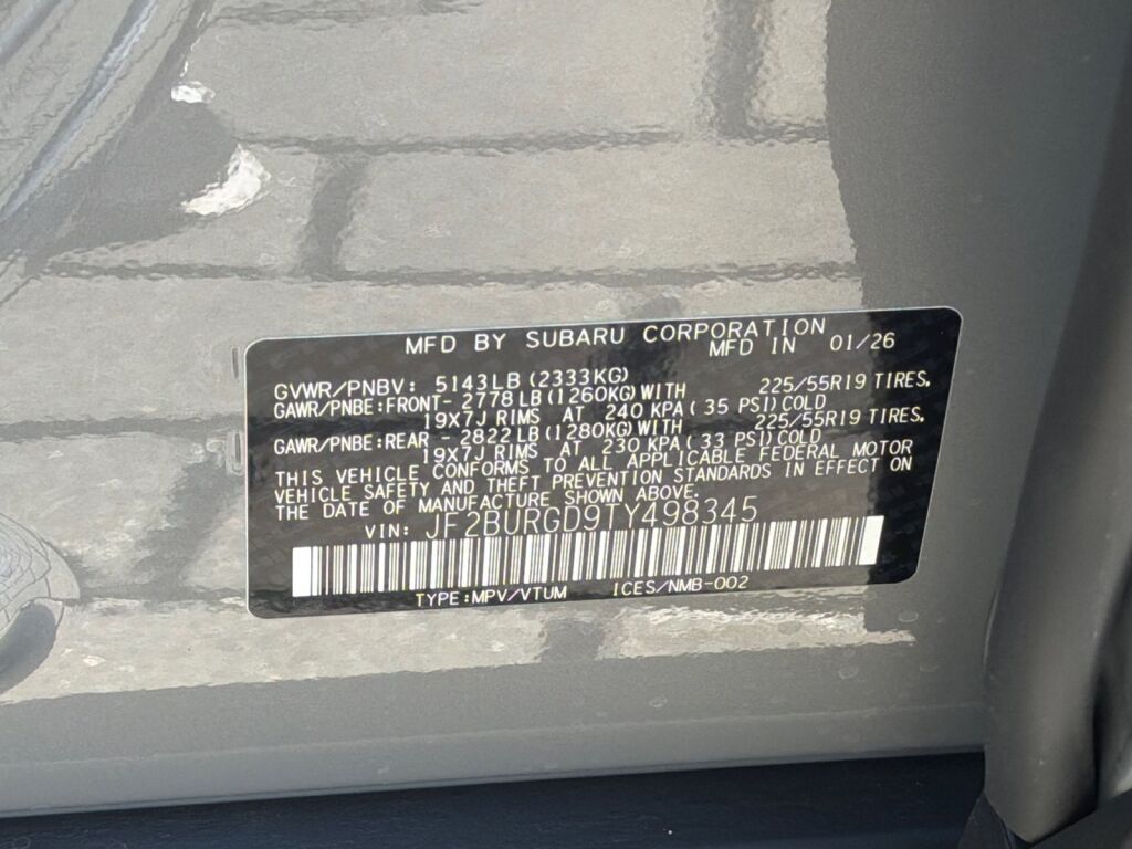 2026 Subaru OUTBACK Limited XT Hagerstown MD