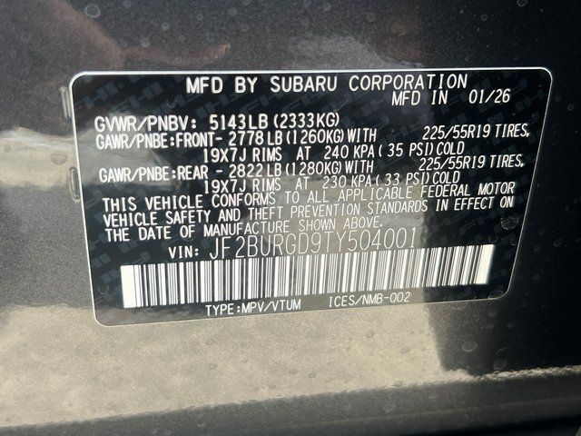 2026 Subaru OUTBACK Limited XT Springfield VA