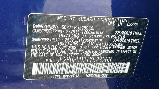 2026 Subaru OUTBACK Limited Fredericksburg VA
