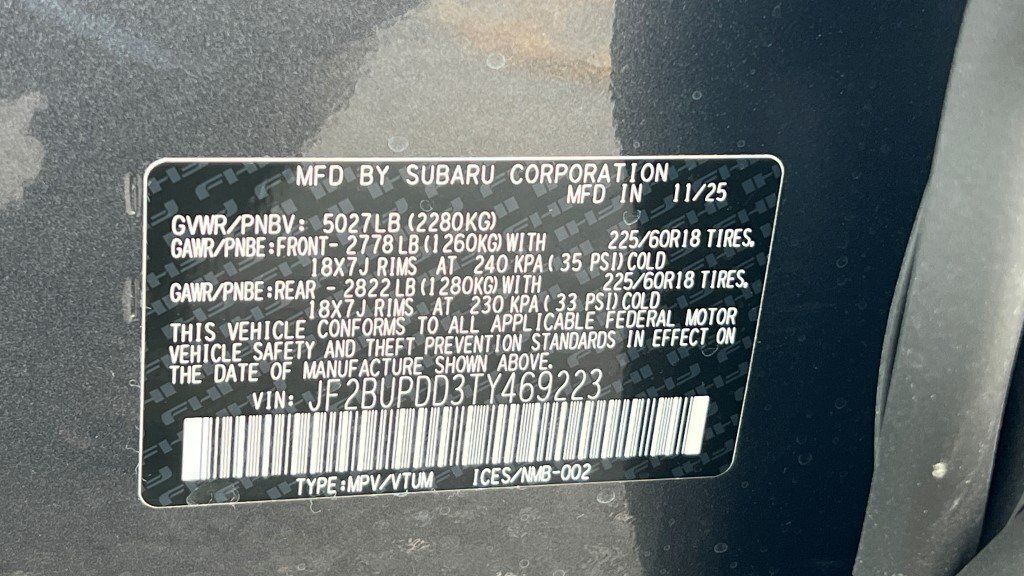 2026 Subaru OUTBACK Limited Fredericksburg VA