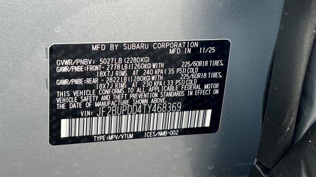 2026 Subaru OUTBACK Limited Fredericksburg VA