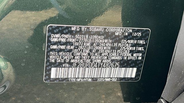 2026 Subaru OUTBACK Limited Fredericksburg VA