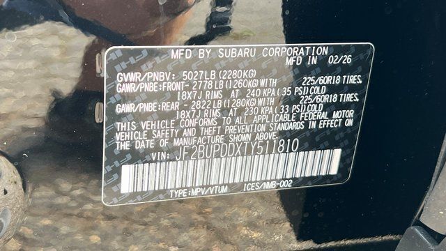 2026 Subaru OUTBACK Limited Fredericksburg VA