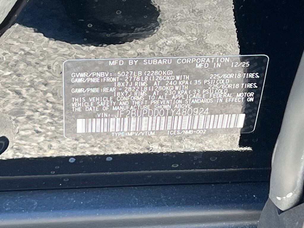 2026 Subaru OUTBACK Limited Hagerstown MD