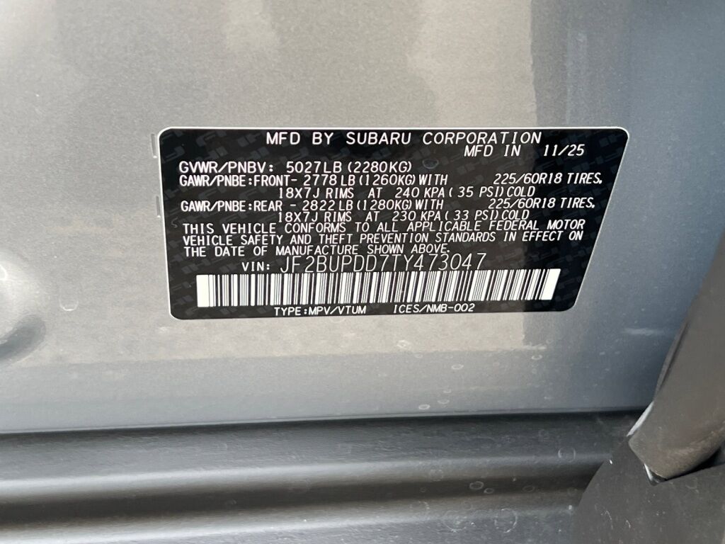 2026 Subaru OUTBACK Limited Hagerstown MD