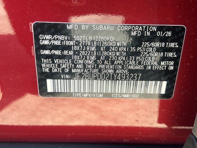 2026 Subaru OUTBACK Limited Springfield VA