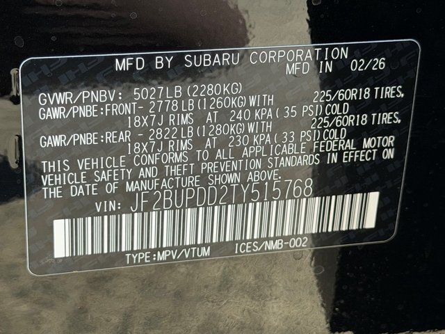 2026 Subaru OUTBACK Limited Springfield VA