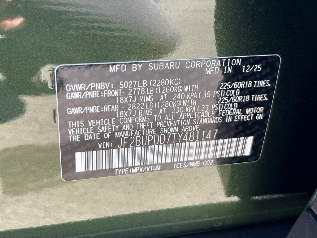 2026 Subaru OUTBACK Limited Springfield VA