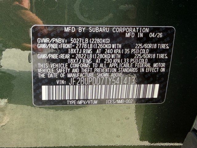 2026 Subaru OUTBACK Limited Springfield VA