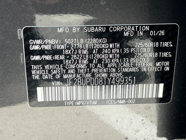 2026 Subaru OUTBACK Limited Springfield VA