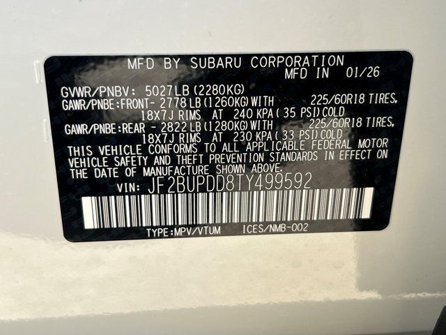 2026 Subaru OUTBACK Limited Springfield VA