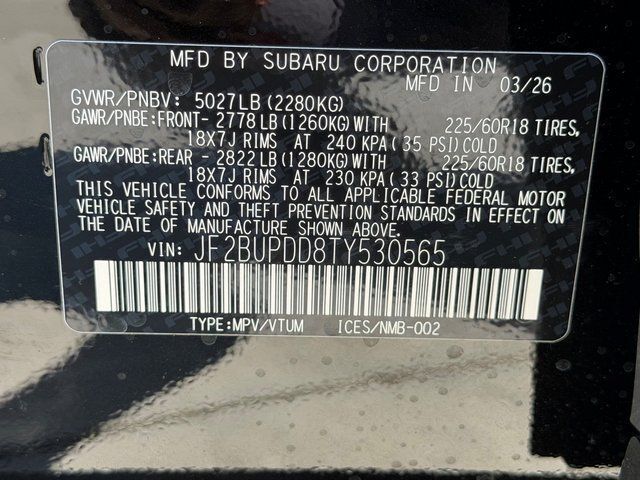 2026 Subaru OUTBACK Limited Springfield VA