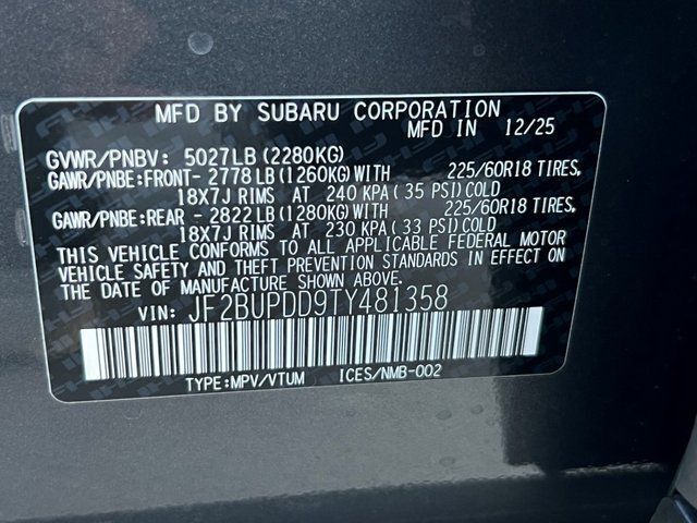 2026 Subaru OUTBACK Limited Springfield VA