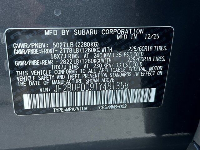 2026 Subaru OUTBACK Limited Springfield VA