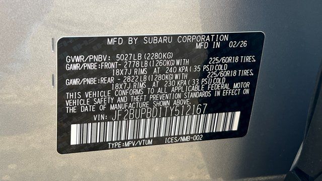 2026 Subaru OUTBACK Premium Fredericksburg VA