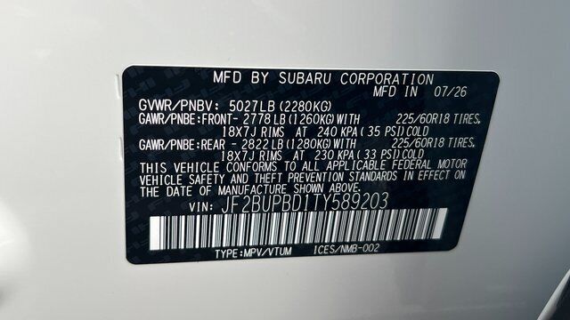 2026 Subaru OUTBACK Premium Fredericksburg VA