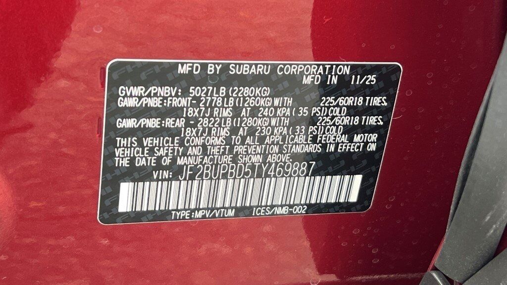 2026 Subaru OUTBACK Premium Fredericksburg VA