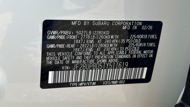 2026 Subaru OUTBACK Premium Fredericksburg VA