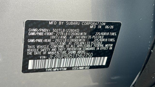 2026 Subaru OUTBACK Premium Fredericksburg VA