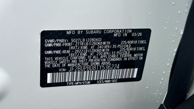 2026 Subaru OUTBACK Premium Fredericksburg VA