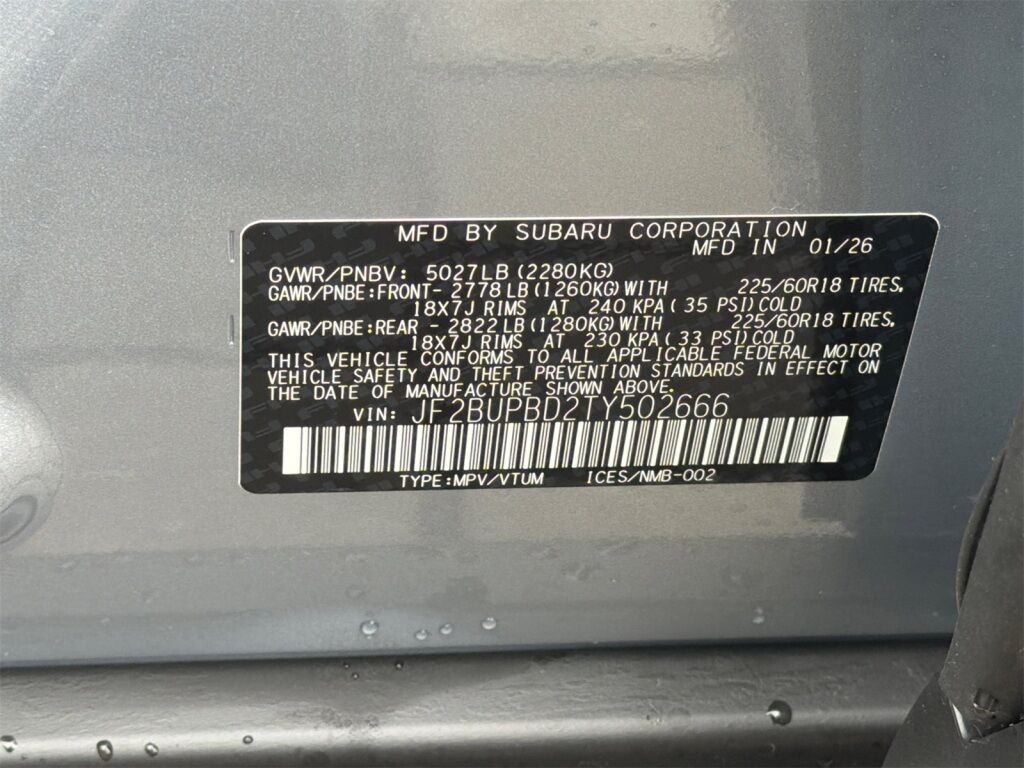 2026 Subaru OUTBACK Premium Hagerstown MD