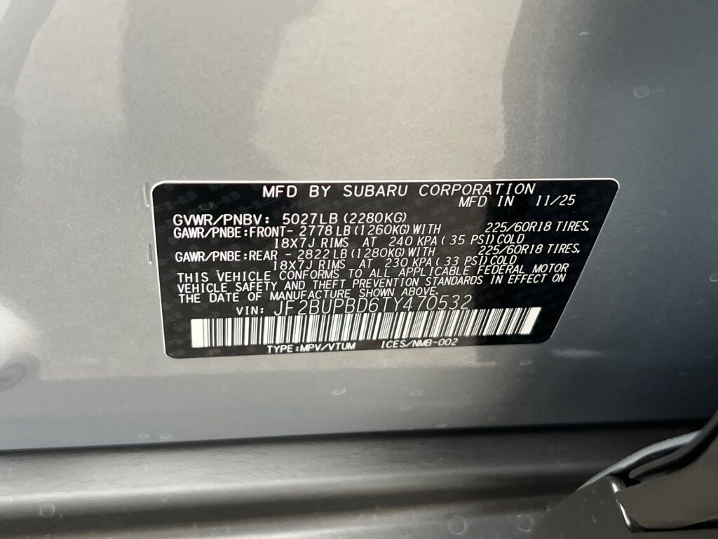 2026 Subaru OUTBACK Premium Hagerstown MD