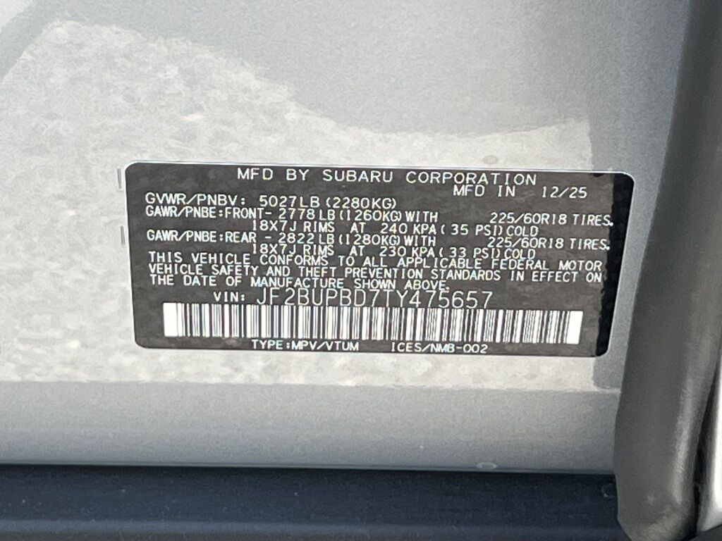 2026 Subaru OUTBACK Premium Hagerstown MD