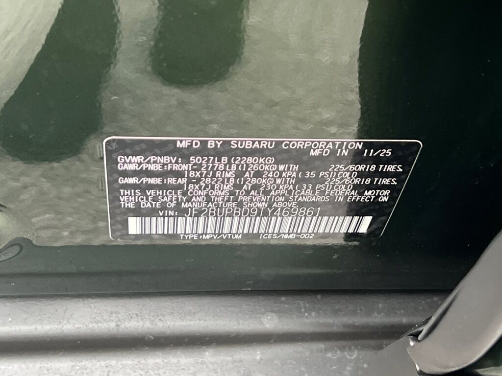 2026 Subaru OUTBACK Premium Hagerstown MD