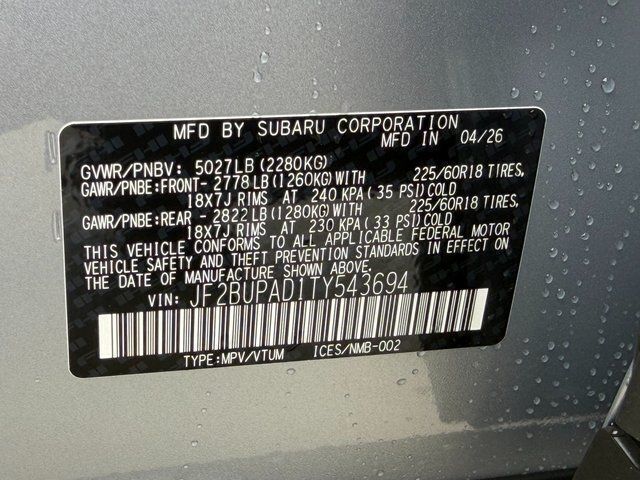 2026 Subaru OUTBACK Premium Springfield VA