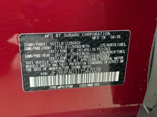 2026 Subaru OUTBACK Premium Springfield VA