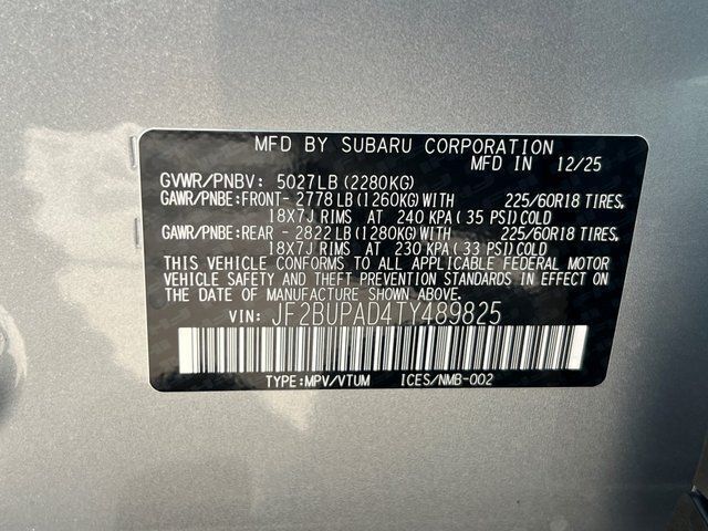 2026 Subaru OUTBACK Premium Springfield VA