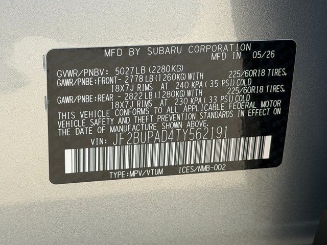 2026 Subaru OUTBACK Premium Springfield VA