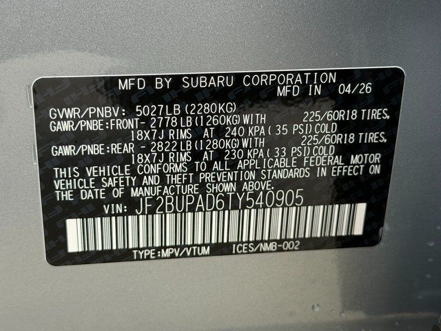 2026 Subaru OUTBACK Premium Springfield VA