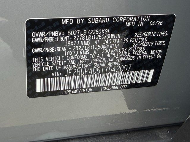2026 Subaru OUTBACK Premium Springfield VA