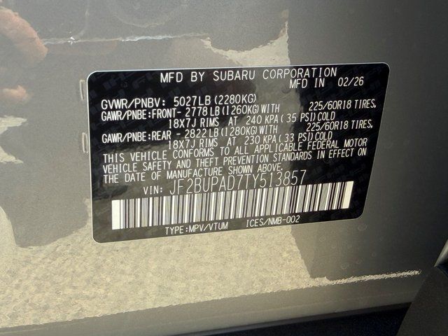 2026 Subaru OUTBACK Premium Springfield VA
