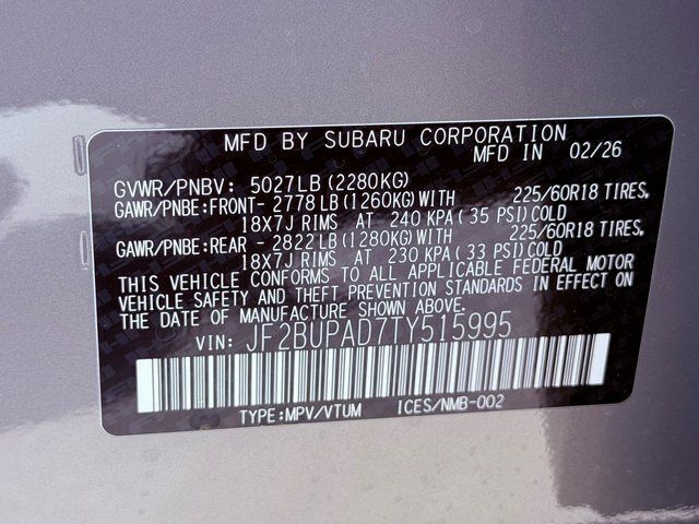 2026 Subaru OUTBACK Premium Springfield VA