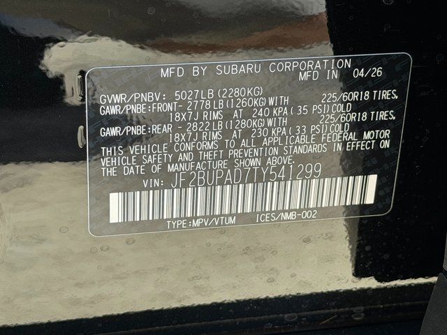 2026 Subaru OUTBACK Premium Springfield VA