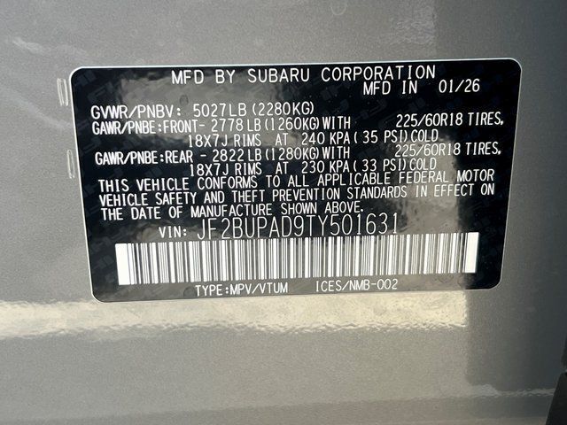 2026 Subaru OUTBACK Premium Springfield VA