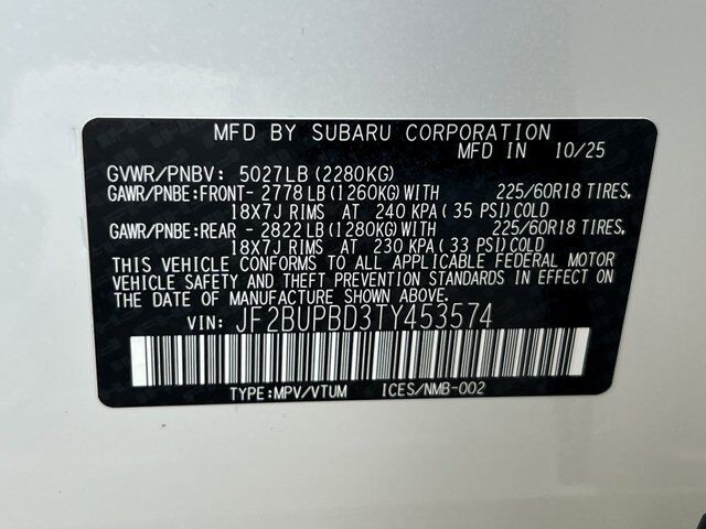 2026 Subaru OUTBACK Premium Springfield VA
