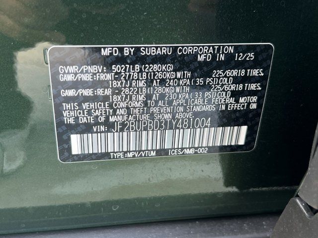 2026 Subaru OUTBACK Premium Springfield VA