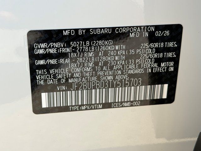 2026 Subaru OUTBACK Premium Springfield VA