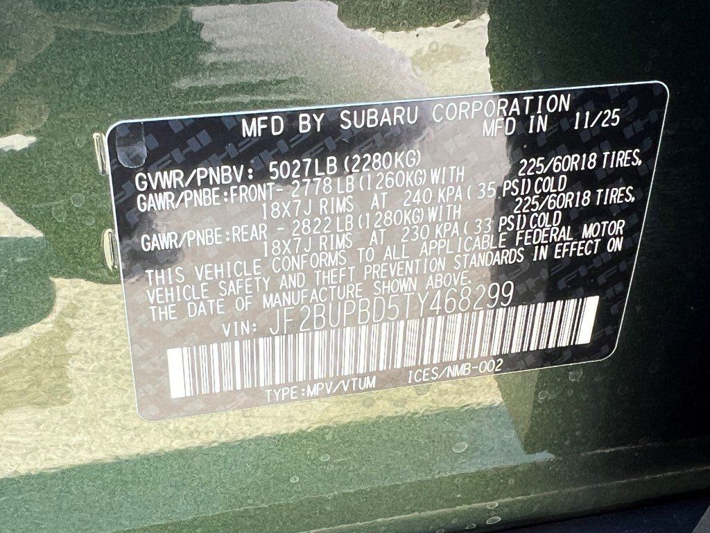 2026 Subaru OUTBACK Premium Springfield VA