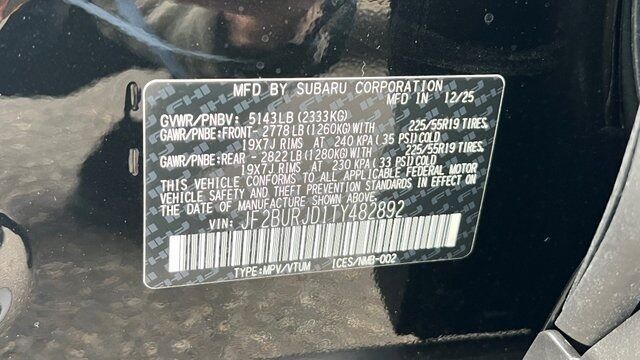 2026 Subaru OUTBACK Touring XT Fredericksburg VA