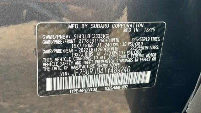 2026 Subaru OUTBACK Touring XT Fredericksburg VA