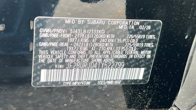 2026 Subaru OUTBACK Touring XT Fredericksburg VA