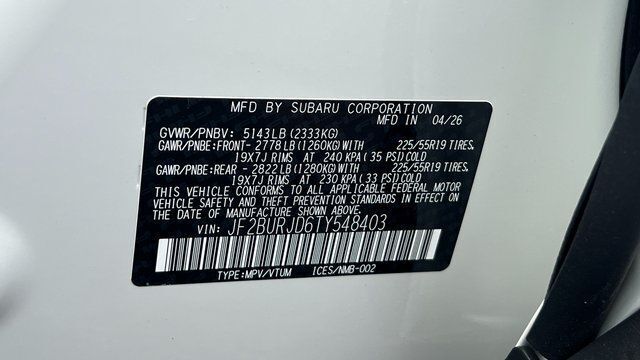 2026 Subaru OUTBACK Touring XT Fredericksburg VA