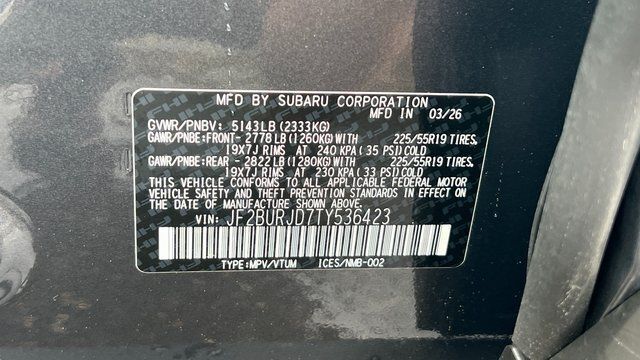 2026 Subaru OUTBACK Touring XT Fredericksburg VA