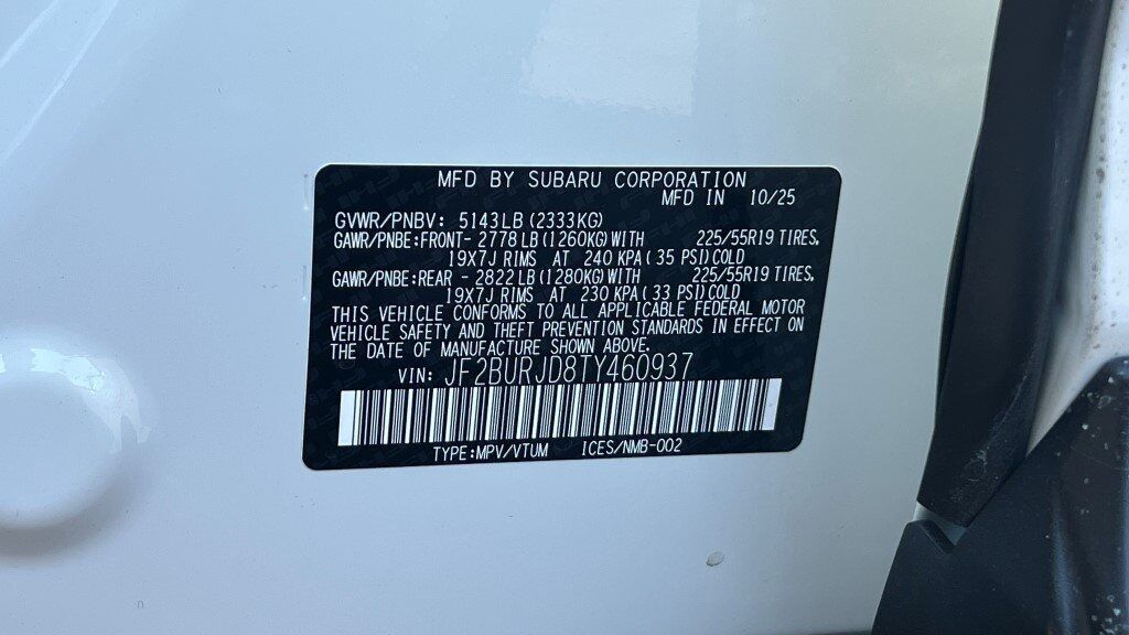 2026 Subaru OUTBACK Touring XT Fredericksburg VA