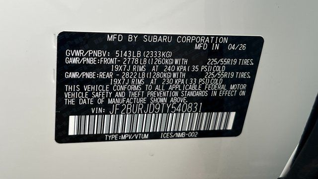 2026 Subaru OUTBACK Touring XT Fredericksburg VA